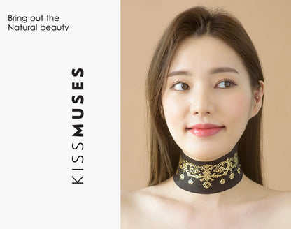 6 Boxes KISSMUSES Neck Lifting Masks Anti Wrinkles fine lines Ageing Moisturizing Firming