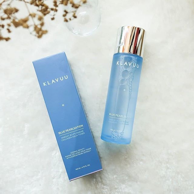 KLAVUU Blue Pearlsation Oneday 8cups Marine Collagen Aqua Toner