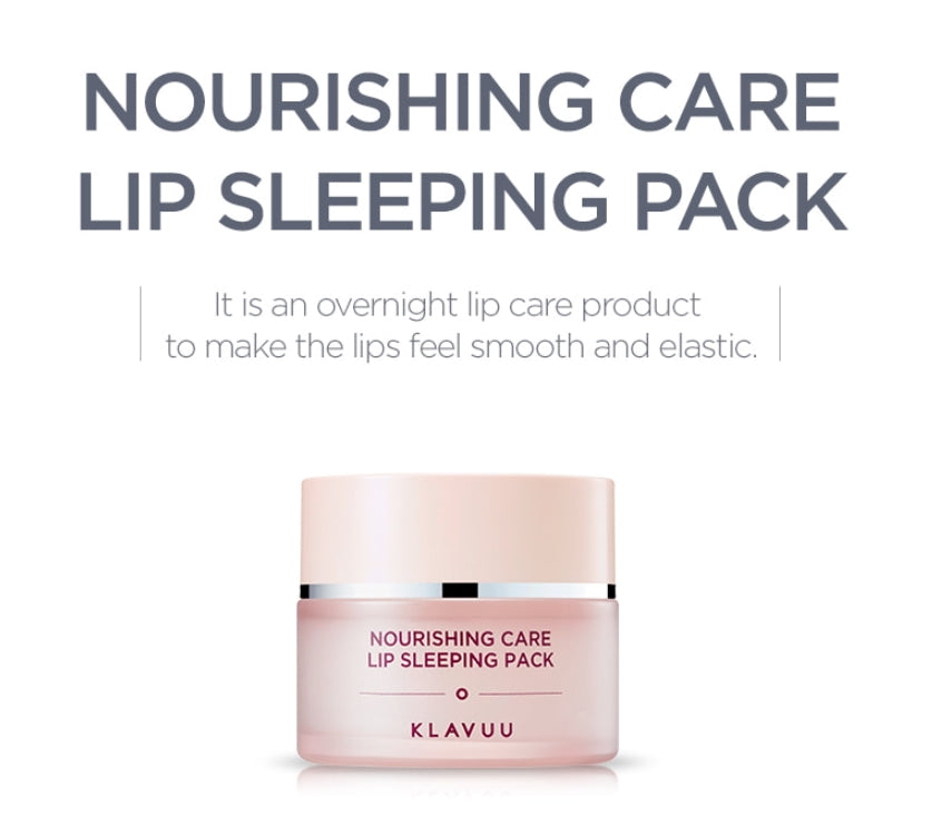 KLAVUU Nourishing Care Lip Sleeping Pack 20g Skincare Dry Lip Nutrition Beauty Cosmetics