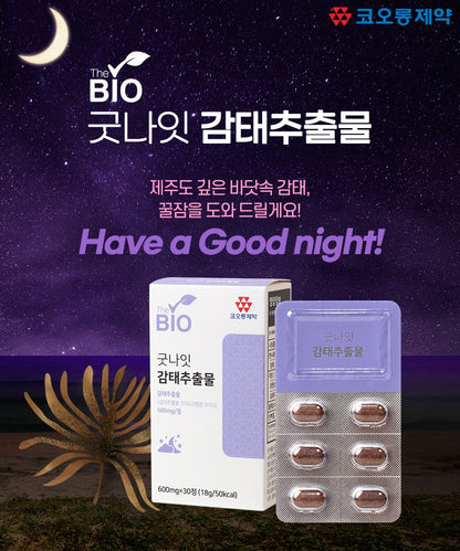 Kolon The Bio Goon Night Ecklonia Cava Extract 600mg X 30 Capsules