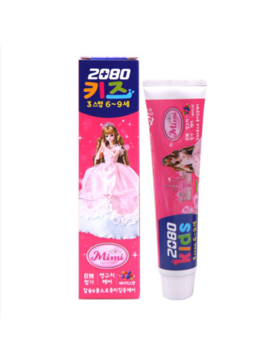 2080 Mimi Kids 3 Step Toothpaste Berry Mix Scent 75g Oral Children Dental Care Paraben Free Teeth Vitamin E