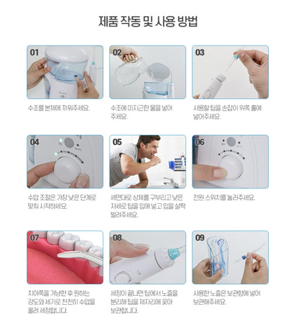 Inoqarden Care Plus UV Mouthwash IA-oi01 Dental Water Jets Oral Care Waterpik Flosser