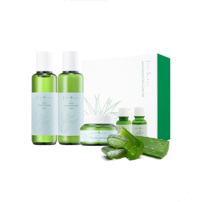 JANT BLANC Aloe Essential Skin care 3 Sets moisturizing troubled skin