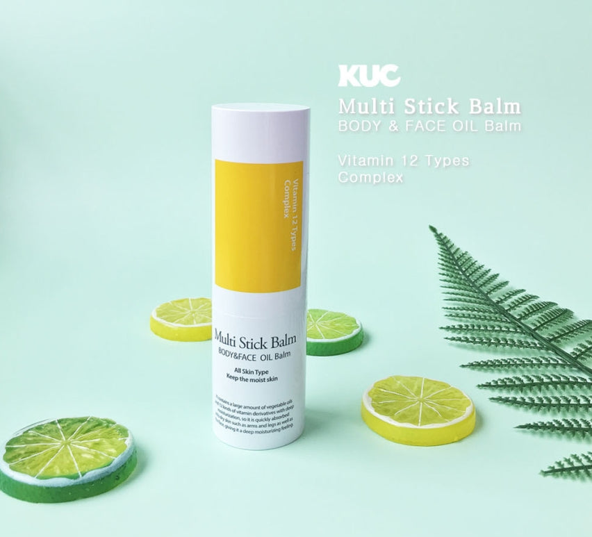 KUC Multi Stick Oil Balm 45ml Body Face Vitamin12 Moist Heels Elbow