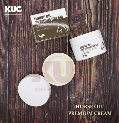 KUC Horse Oil Premium Creams 100ml Mayu Jeju moisturizing Anti-aging