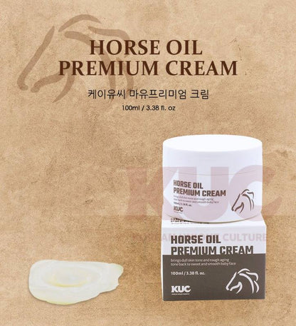 KUC Horse Oil Premium Creams 100ml Mayu Jeju moisturizing Anti-aging