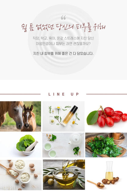 KUC Horse Oil Premium Creams 100ml Mayu Jeju moisturizing Anti-aging