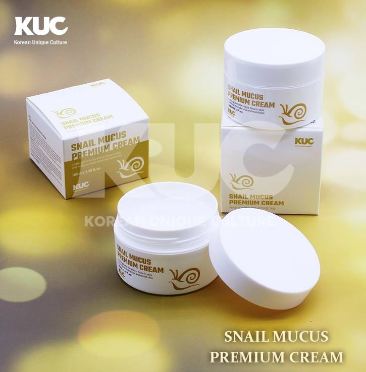 KUC Snail Mucus Premium Cream 100ml maintain moist wrinkles Anti aging