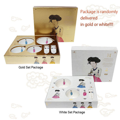 KUC Korean Unique Culture ShinYoonBok Ceramic Bowl Gift Sets 2 Persons