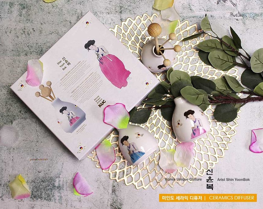 KUC Korean Unique Culture Artist ShinYoonBok Ceramics Diffusers Gifts