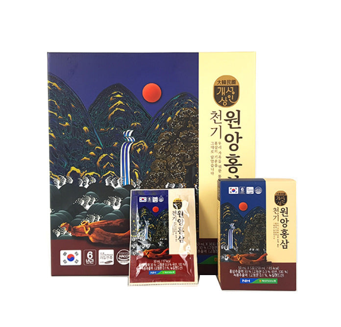 Kaesong Merchant Red Ginseng Extract 30pcs Health Supplements Blood Circulation Immunity Gifts Fatigue Vitality Deer Antlers Drinks