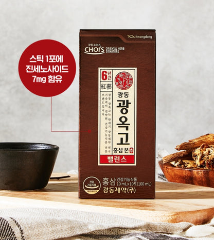 Kwangdong Chois Gwangokgo Balance Red Ginseng 30 sachet Health Supplements Immunity Fatigue