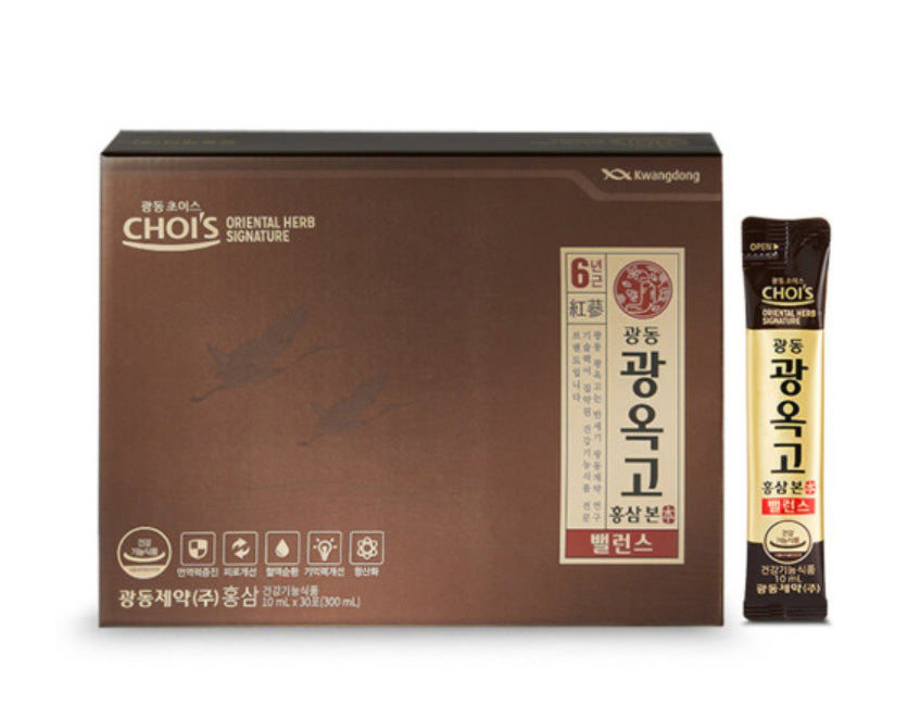 Kwangdong Chois Gwangokgo Balance Red Ginseng 30 sachet Health Supplements Immunity Fatigue