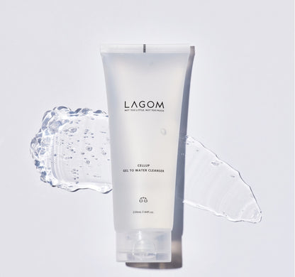 LAGOM Cellup Gel To Water Cleanser 220ml Face Skincare Pores Moisture