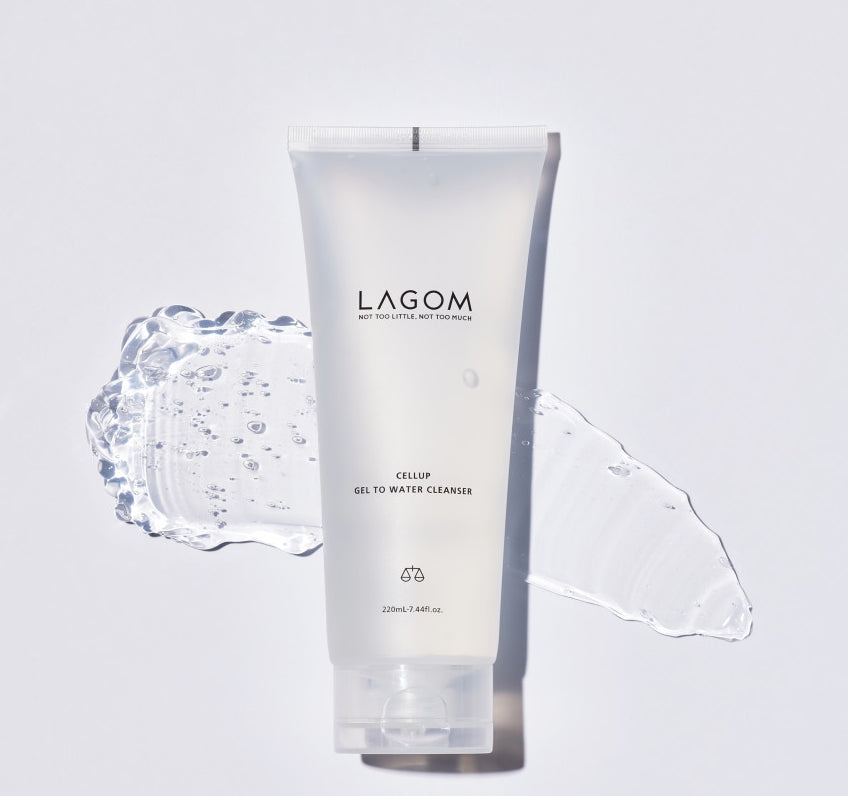 LAGOM Cellup Gel To Water Cleanser 220ml Face Skincare Pores Moisture