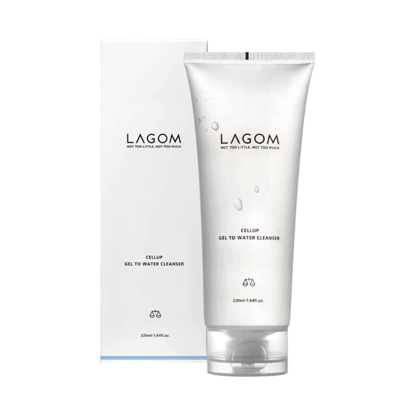 LAGOM Cellup Gel To Water Cleanser 220ml Face Skincare Pores Moisture