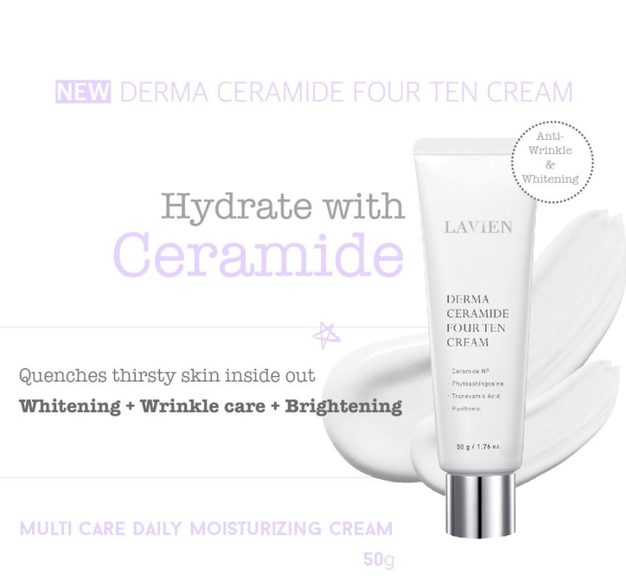 LAVIEN  Derma Ceramide Four Ten Cream 50g Anti Wrinkles Brightening Skincare Moisture