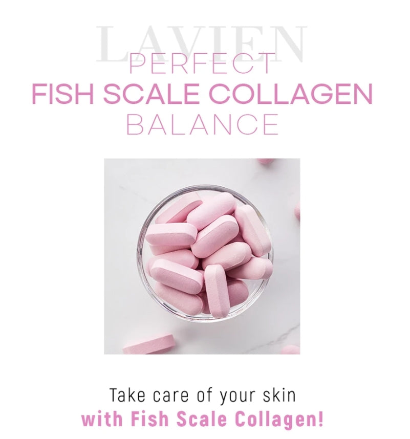 LAVIEN Perfect Fish Scale Collagen Balance 112 Tablets Health Supplements Food Inner Beauty