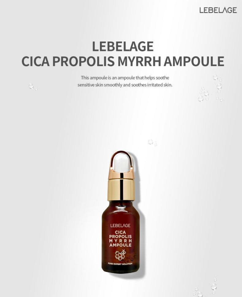 LEBELAGE Cica Propolis Myrrh Ampoule 15ml Sensitive Skincare Moisture Anti Aging