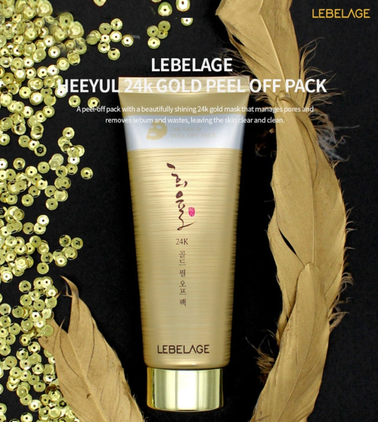 LEBELAGE Heeyul 24K Gold Peel Off Pack 150ml Skincare Pore Clean Wrinkles