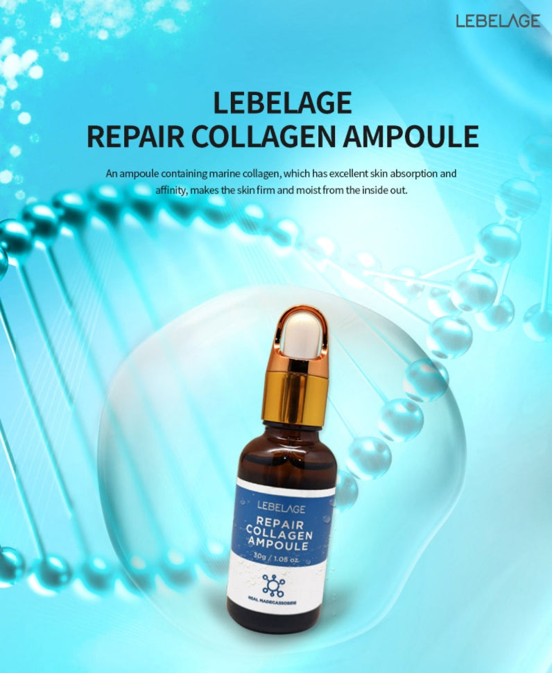 LEBELAGE Repair Collagen Ampoule 30g Sensitive Skincare Moisture Soothing Anti Wrinkles