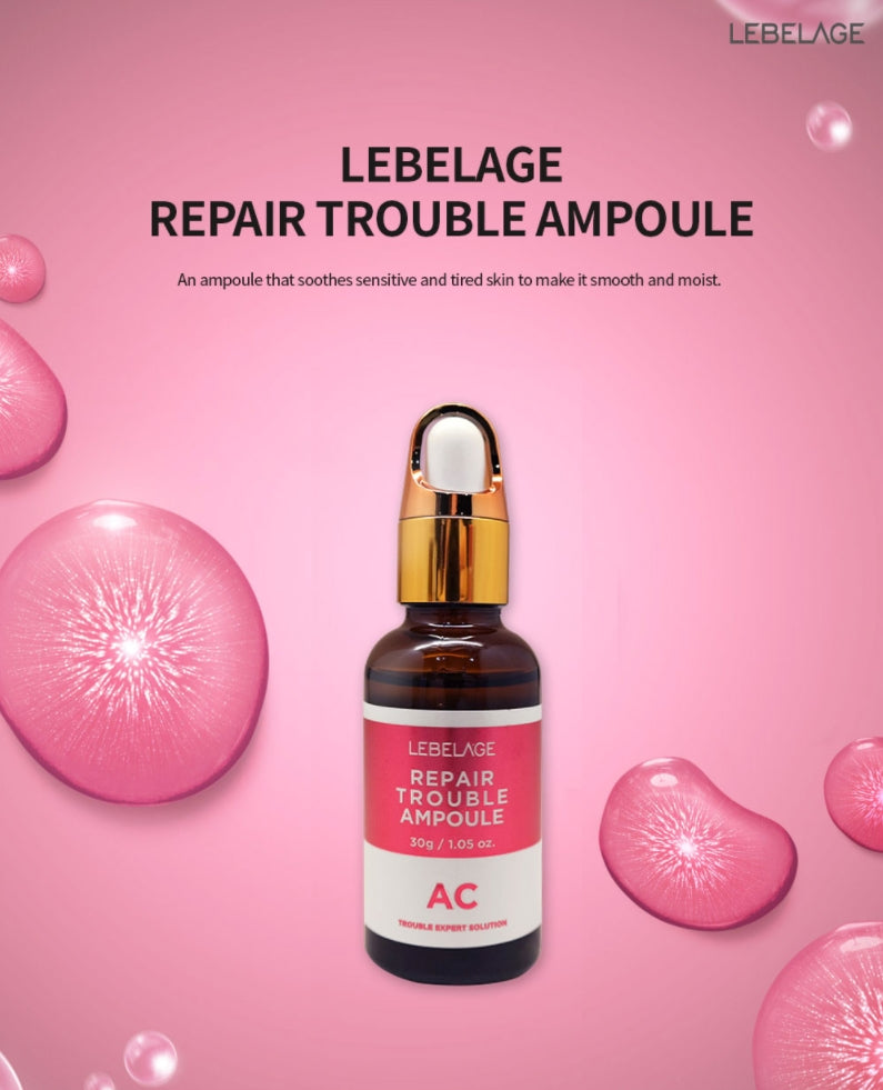 LEBELAGE Repair Trouble Ampoule AC 30g Sensitive Skincare Moisture Soothing