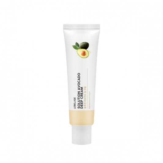 LEBELAGE Solution Avocado Deep Cream 50ml Skincare Moisture Soothing Wrinkles Cosmetics