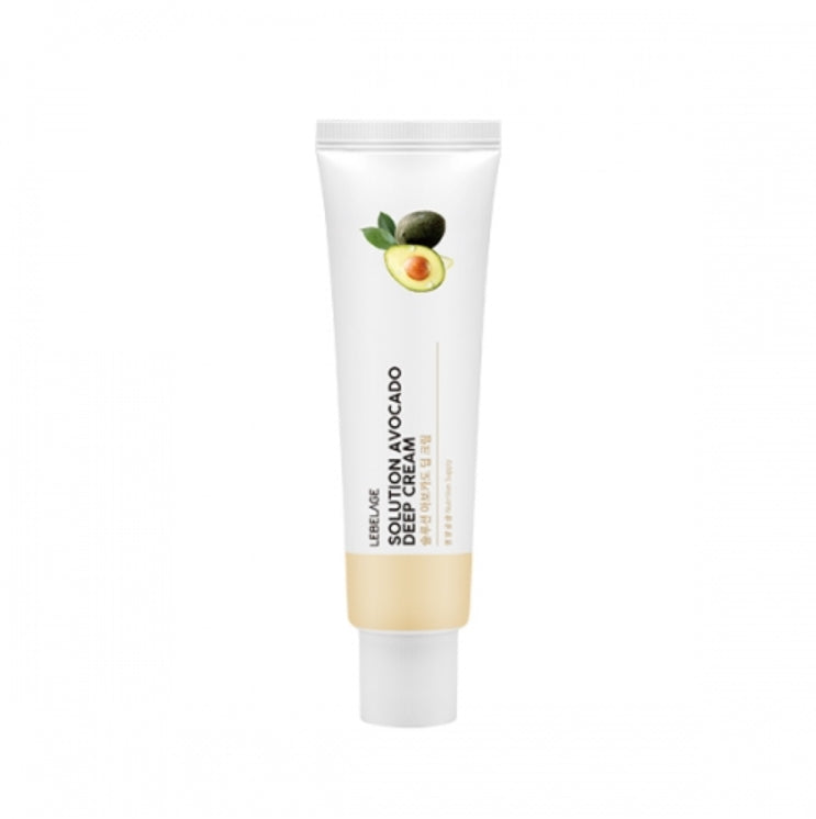 LEBELAGE Solution Avocado Deep Cream 50ml Skincare Moisture Soothing Wrinkles Cosmetics