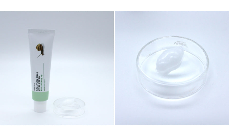 LEBELAGE Solution Snail Vital Cream 50ml Skincare Elasticity Anti Wrinkles Moisture