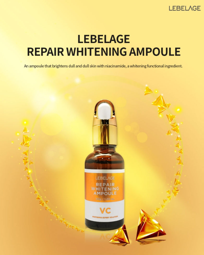 LEBELAGE Repair Whitening Ampoule VC 30g Sensitive Skincare Brightening Moisture