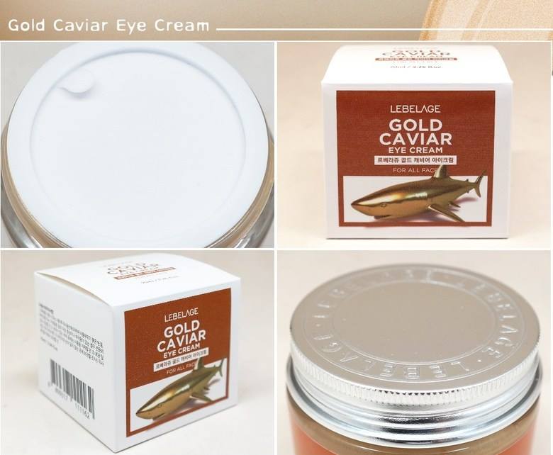 LEBELAGE Gold Caviar Eye Cream 70ml wrinkles moisture saponins Tone up