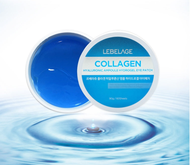 LEBELAGE Collagen Hyaluronic Ampoule Hydrogel Eye Patch 60pcs wrinkles