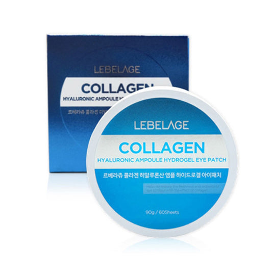 LEBELAGE Collagen Hyaluronic Ampoule Hydrogel Eye Patch 60pcs wrinkles