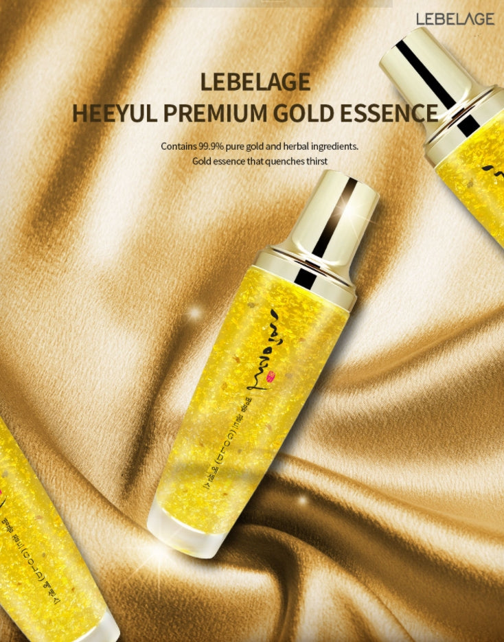 LEBELAGE HEEYUL Premium Gold Essence Dry Skincare Moisture Anti Wrinkles