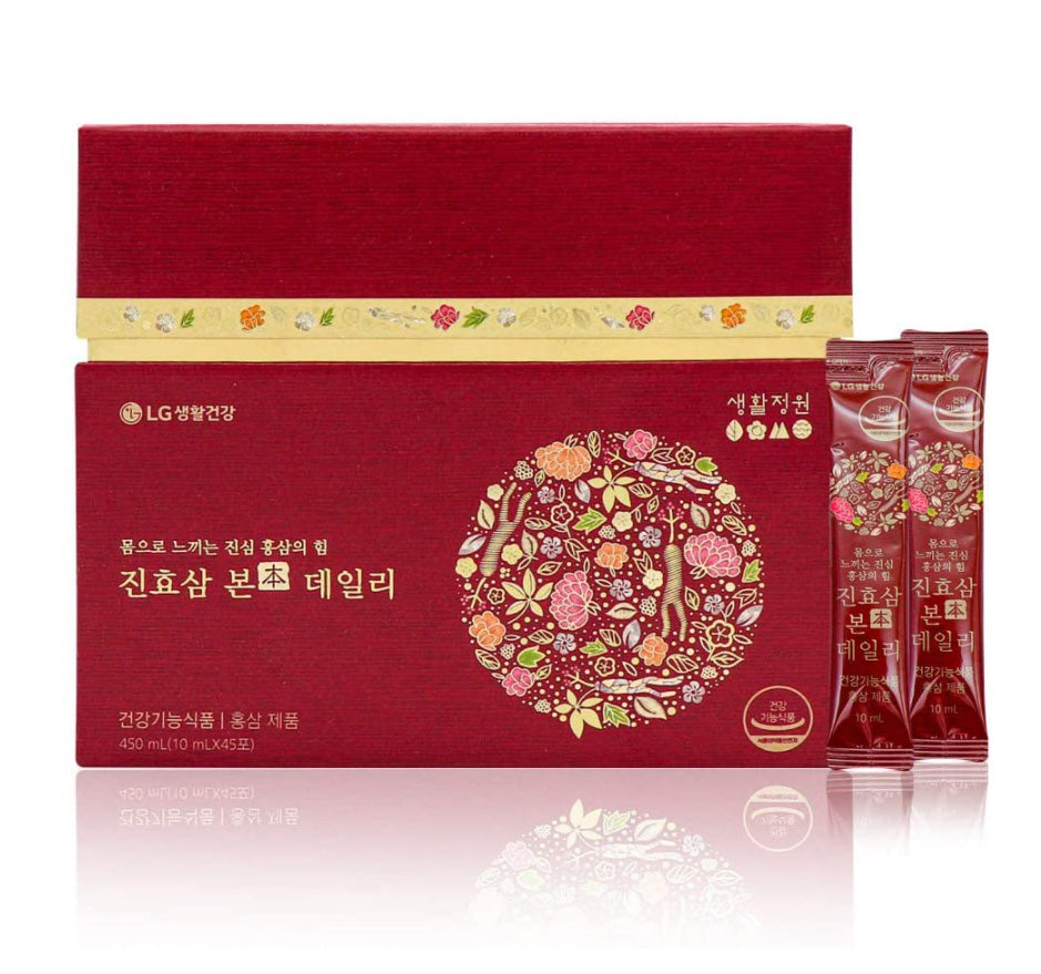 LG Household & Health Care Jinhyosam Bon Daily Red Ginseng Health Supplement Immunity Fatigue