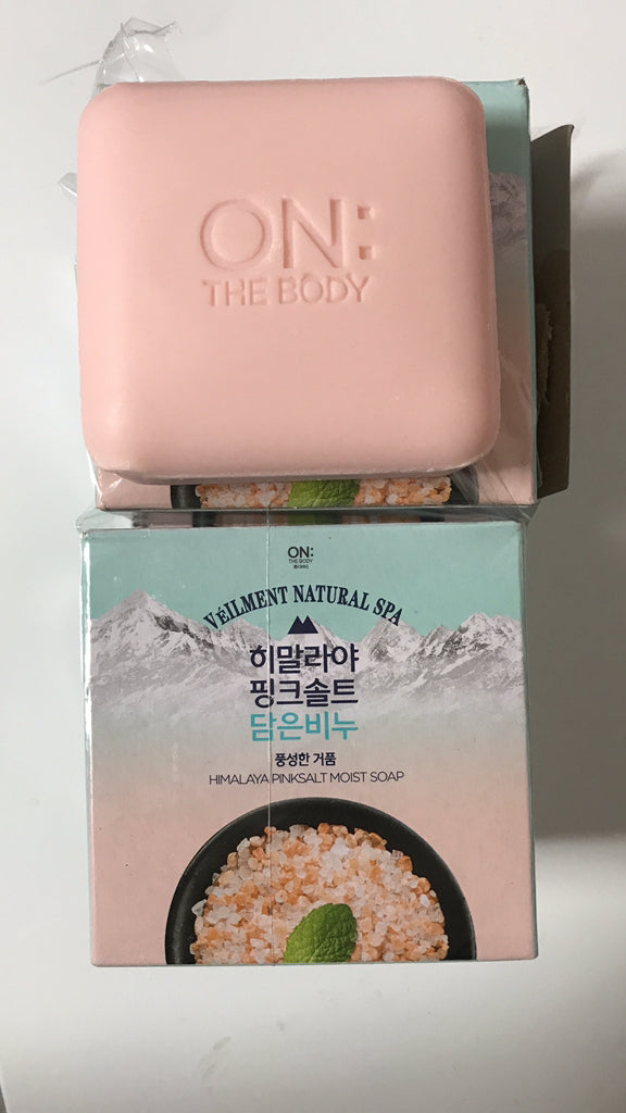 On the body Vellment Natural SPA Himalaya Pink Salt Moist Soap 90g x 4PCS