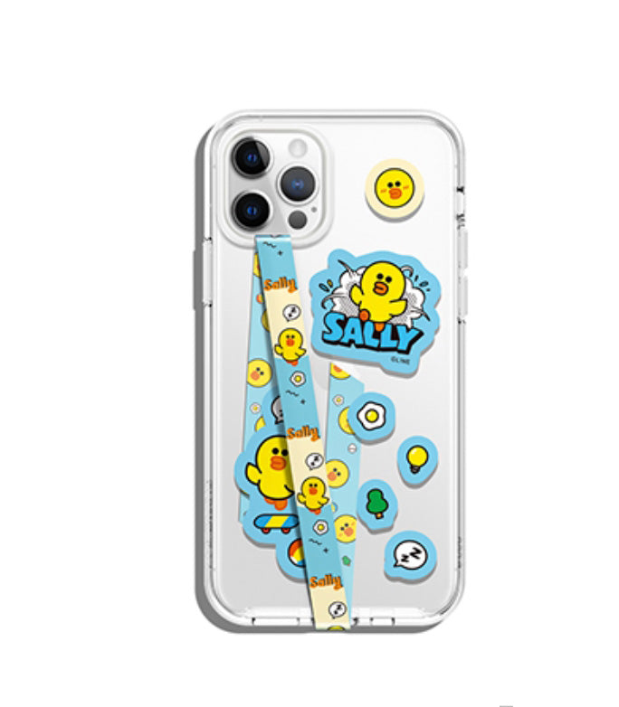 Line Friends Cell Phone Finger Straps Mobile Smartphones Fashionable Grip Sticker Character