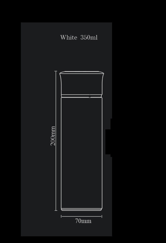 LINK UV-C Sterilizer Tumbler 350ml Odorless Tumbler Remove Bacterias