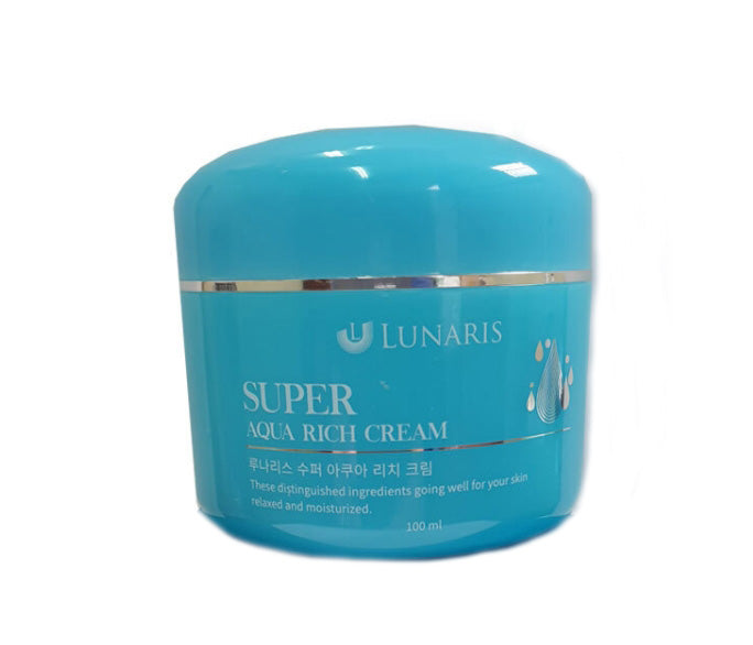Lunaris Super Aqua Rich Cream 100ml Moisturizing Soothing Whitening