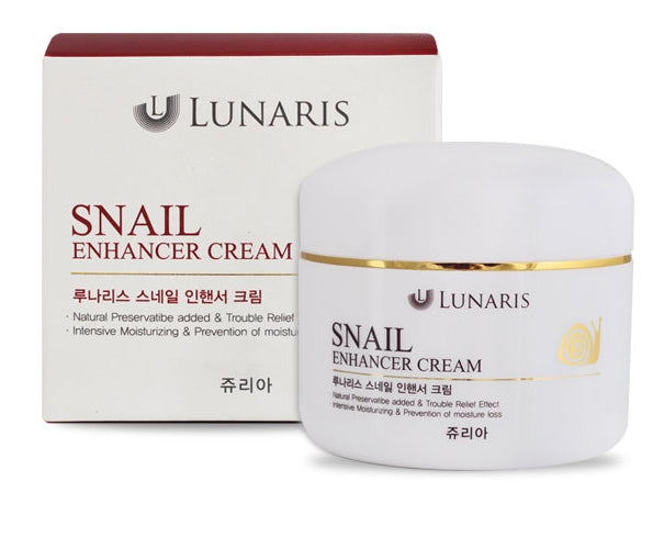 LUNARIS SNAIL ENHANCER CREAM 100ml Korean Beauty Skin Care
