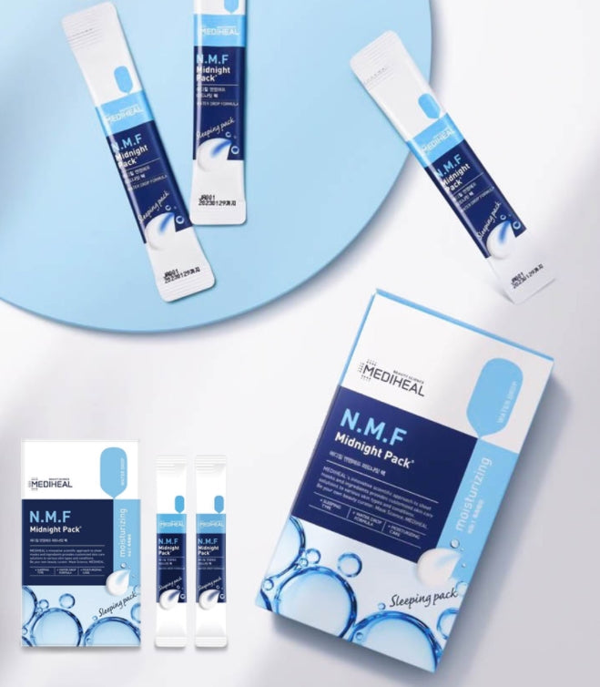 MEDIHEAL NMF Midnight Pack 16pcs Dry Skin Hyaluronic Moisturizing Glow