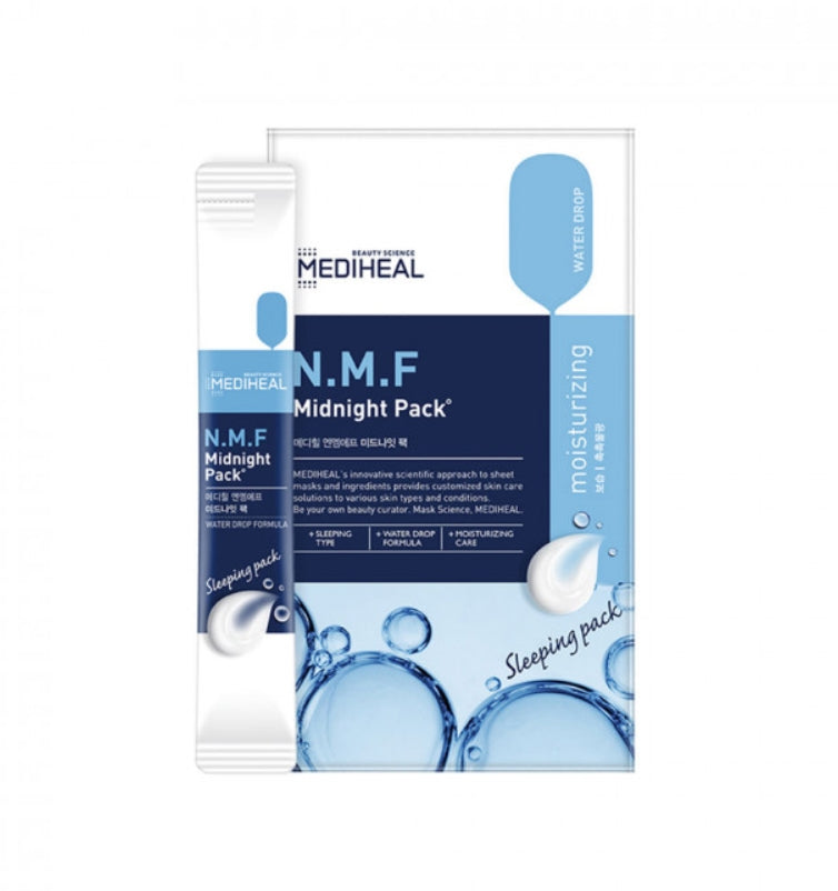 MEDIHEAL NMF Midnight Pack 16pcs Dry Skin Hyaluronic Moisturizing Glow