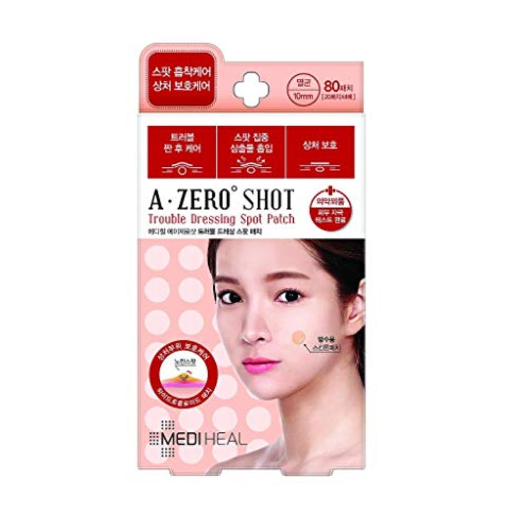 MEDIHEAL A-zero Shot Trouble Dressing Spot Patch 80 Patches Acne Trouble Skincare