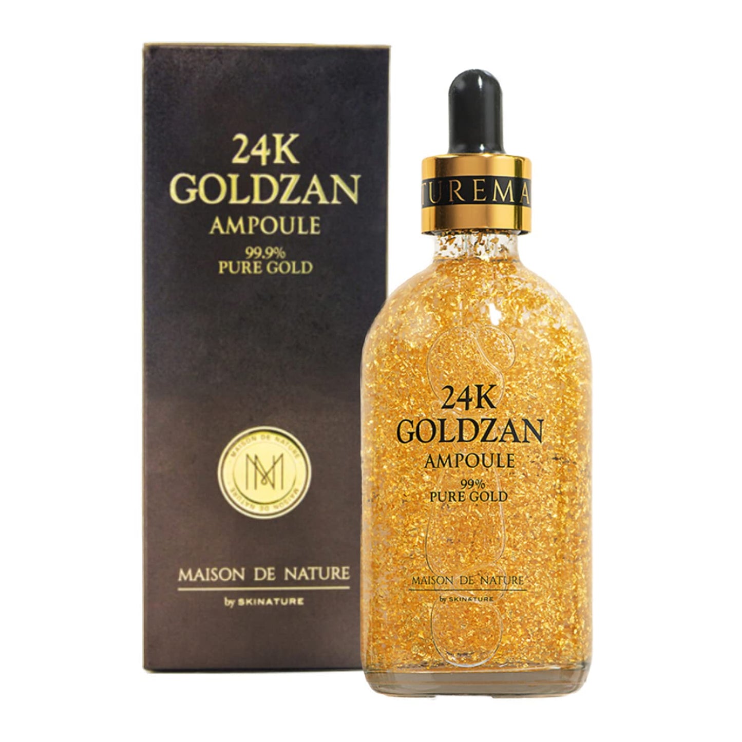 SKINATURE Maison De Nature 24k GOLDZAN Ampoule 99.9% Pure Skincare Brightening