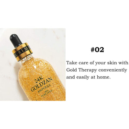 SKINATURE Maison De Nature 24k GOLDZAN Ampoule 99.9% Pure Skincare Brightening