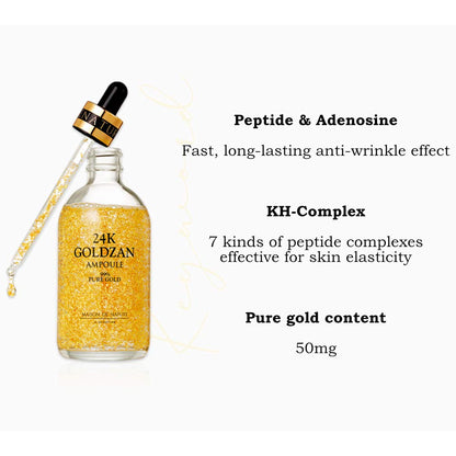 SKINATURE Maison De Nature 24k GOLDZAN Ampoule 99.9% Pure Skincare Brightening