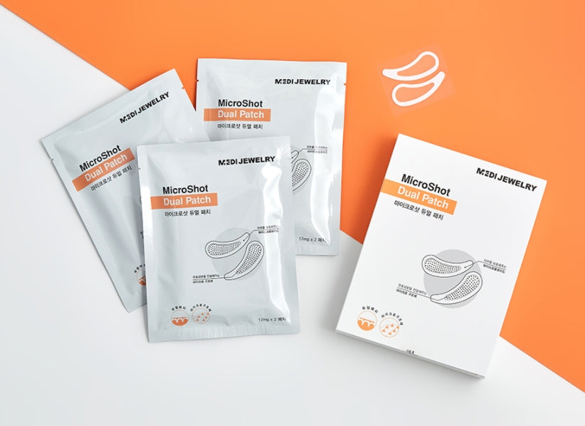 MEDI JEWELRY MicroShot Dual Patch Skincare Womens Face Dry Skin Facial