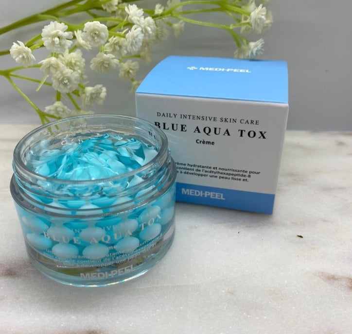 MEDI PEEL BLUE AQUA TOX CREAM 50g Korean Womens Skincare Facial Moist