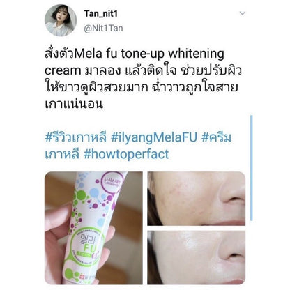 Mela For you Tone-Up Whitening Creams 50ml Melanin Bright Face Contains niacinamide 1000PPM cysteine plant extracts moisture