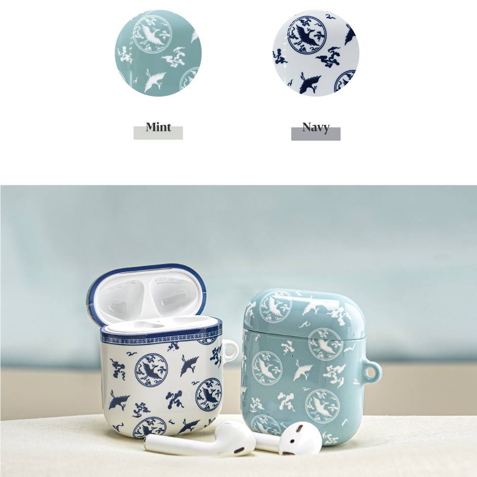 Korean Traditional Pattern Goryeo Celadon Airpods Case Accessories